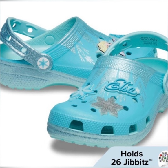 CROCS DISNEY FROZEN ELSA CLASSIC CLOG - Picture 1 of 8